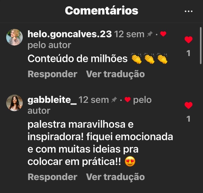 COMENTÁRIO 3 ENCANTAR