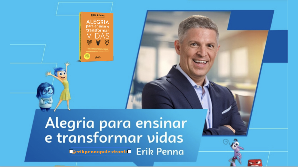 Aulas criativas e Palestrante para Professores Erik Penna